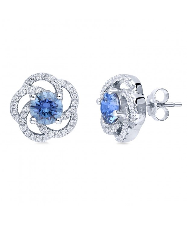 BERRICLE Sterling Earrings Swarovski Zirconia