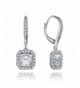 Lux Glam Romantic Zirconia Earrings Surrounded