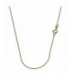 Gold Flashed Sterling Silver Chain Necklace