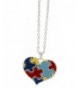 Autism Puzzle Piece Pendant Necklace