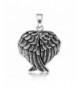 WithLoveSilver Sterling Silver Feather Pendant