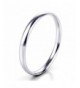 Solid White Gold Plain Wedding