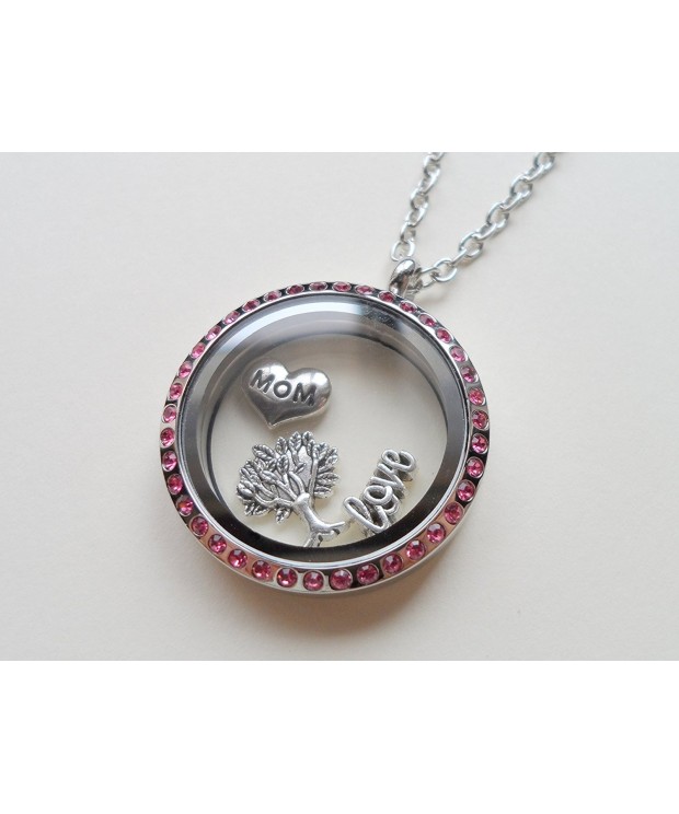 Stainless Floating Locket Necklace Memory