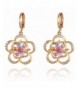 YAZILIND Charming Colorful Zirconia Earrings