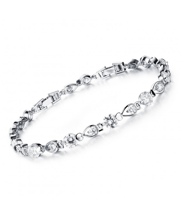 Stainless Swarovski Elements Zirconia Bracelet