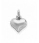 Sterling Silver Puffed Heart Charm