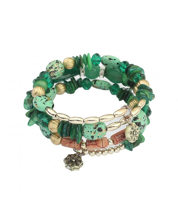 Bohemian Textured Stackable Set Green bl003159 2