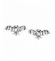 Midnight Flying Sterling Silver Earrings