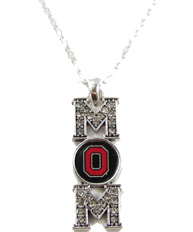 Buckeyes Crystal Necklace Jewelry Mothers
