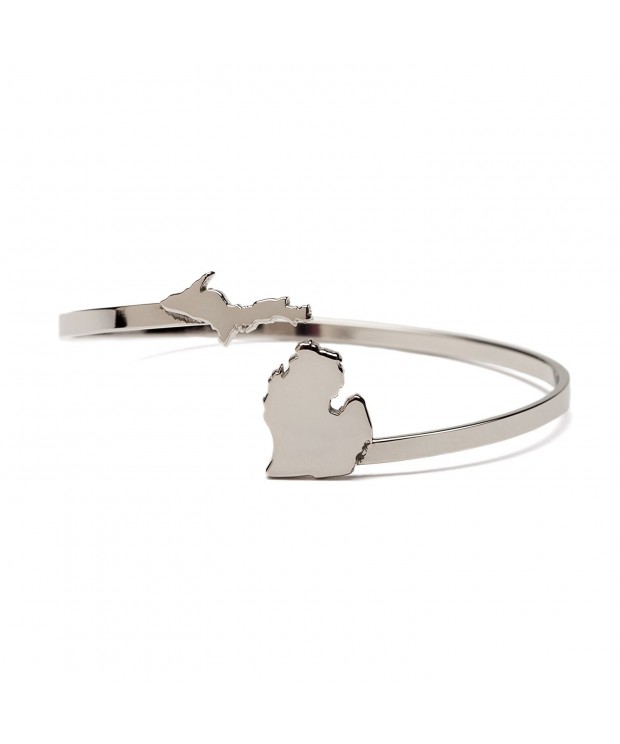 Michigan Bracelet Bangle Travel Stainless