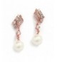 Mariell Vintage Glass Based Earrings Bridesmaids