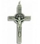Benedict Crucifix Pendant Oxidized Keepsake