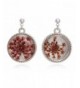 BONALUNA Vintage Pressed Statement Earrings