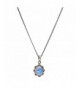 Luna Azure Moonstone Sterling Necklace