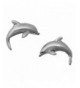 Corinna Maria Sterling Dolphin Earrings Stainless