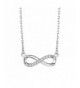 F ZENI Necklace Sterling Pendant Infinity