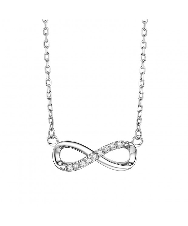 F ZENI Necklace Sterling Pendant Infinity