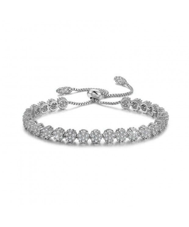 Serend Adjustable Bracelet Sparkling Zirconia