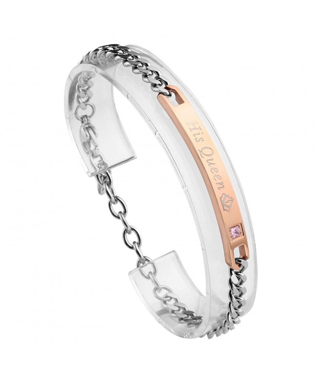 JOVIVI Stainless Matching Couples Bracelet