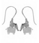 Boma Sterling Origami Elephant Earrings