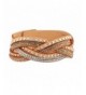 Lux Accessories Tan Wrap bracelet