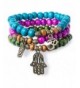 Stack Stretch Bracelets Colorful Buddha