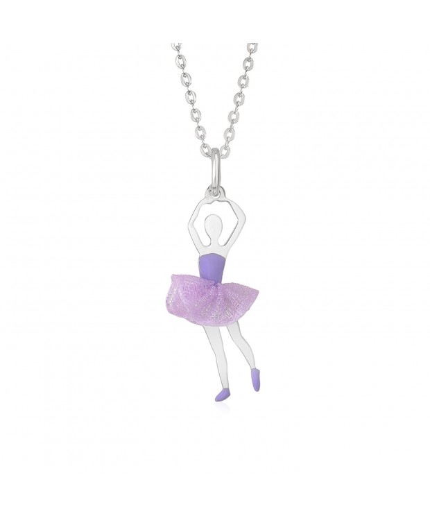 UNICORNJ Childrens Sterling Ballerina Pendant