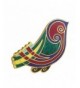 Brooch Plated Multi Colored Irish