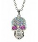 Pendent Simulated Rhinestone Enhanced Necklace AB