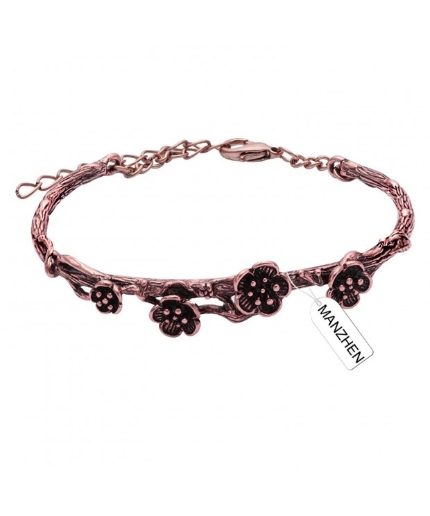 MANZHEN Adjustable Antique Branches Bracelets