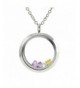 EVERLEAD Floating Necklace Stainless Toughened