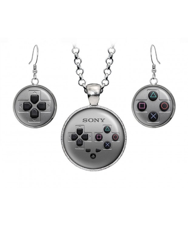 Playstation Necklace Earrings Uncharted Presents