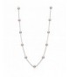 Sterling Cultured Freshwater Station Necklace