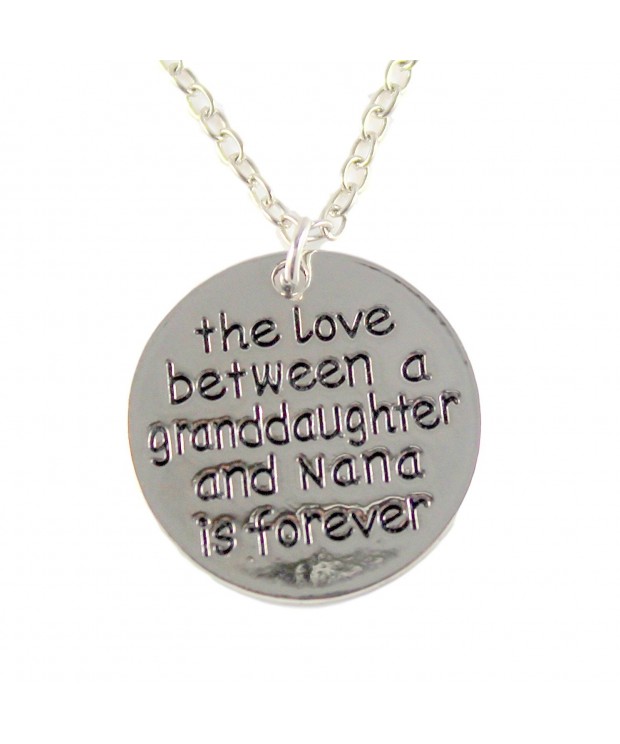 Granddaughter Keepsake Pendant Necklace Between