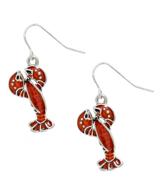 Liavys Red Lobster Fashionable Earrings