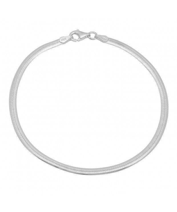 Sterling Nickel Free Herringbone Bracelet Polishing