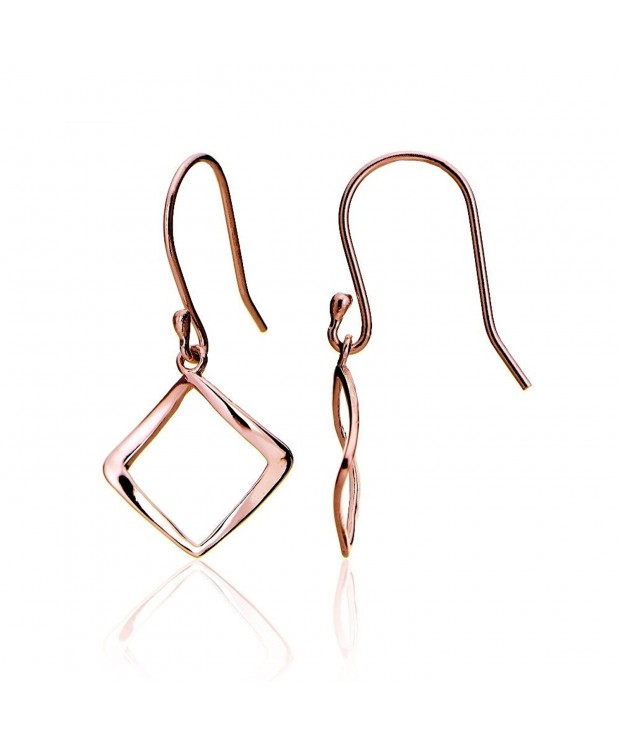 Hoops Loops Sterling Geometric Polished