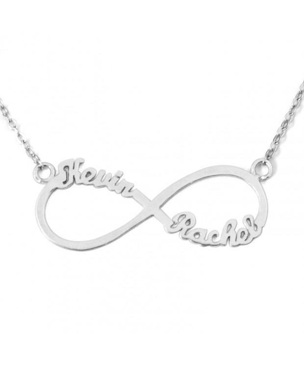 Personalized Infinity Necklace Girlfriend Valentines