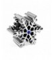 JMQJewelry Snowflake Christmas Crystal Bracelets