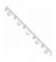 Sterling Silver Dangling Circle Anklet