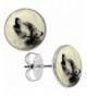 Body Candy Stainless Howling Earrings