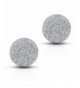 Half Ball CZ Stud Earrings