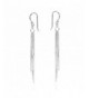 Trendy Stranded Sterling Silver Earrings