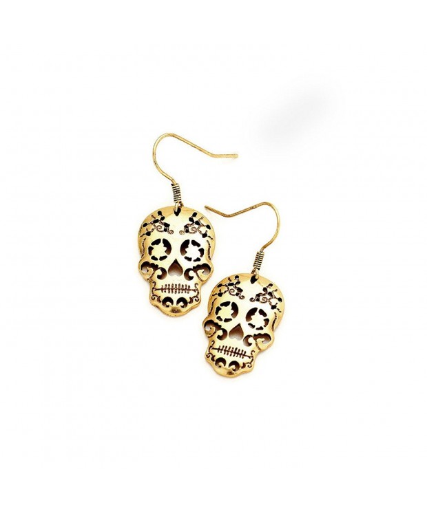 Antiqued Sugar Cutout Earring Muertos