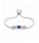 Caperci Adjustable Sterling Bracelet Sapphire