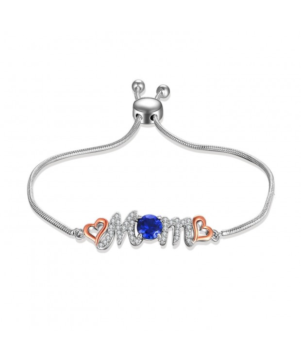 Caperci Adjustable Sterling Bracelet Sapphire