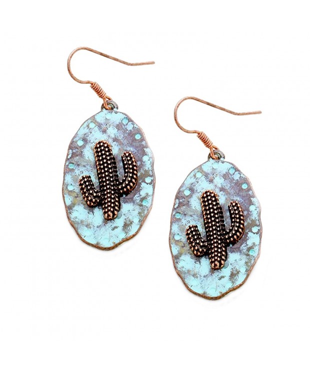 Liavys Metal Cactus Fashionable Earrings