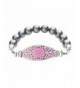 Divoti Engraved Bracelet Magnetic Pink 7 5