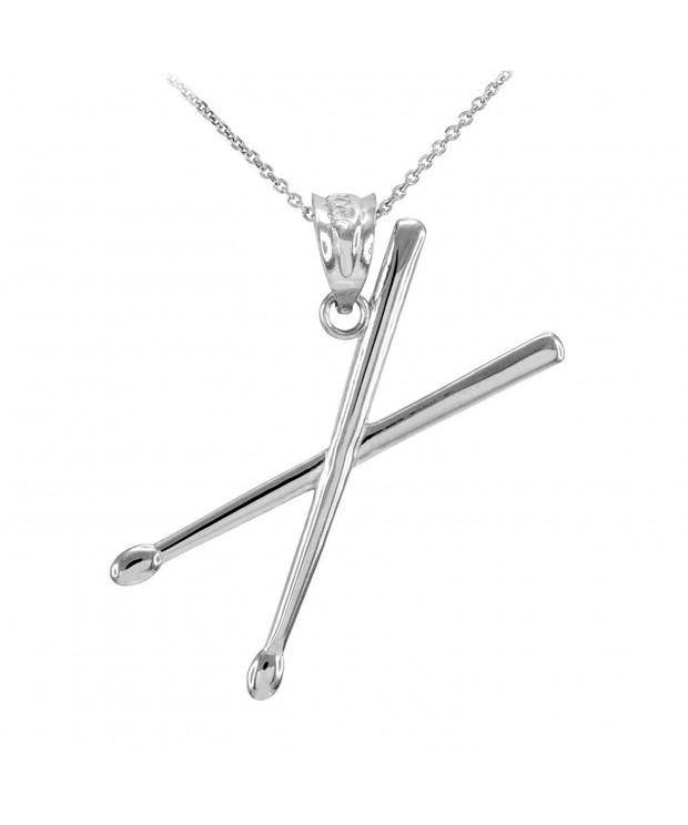Sterling Silver Music Pendant Necklace