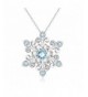 Sterling Silver Snowflake Pendant Necklace